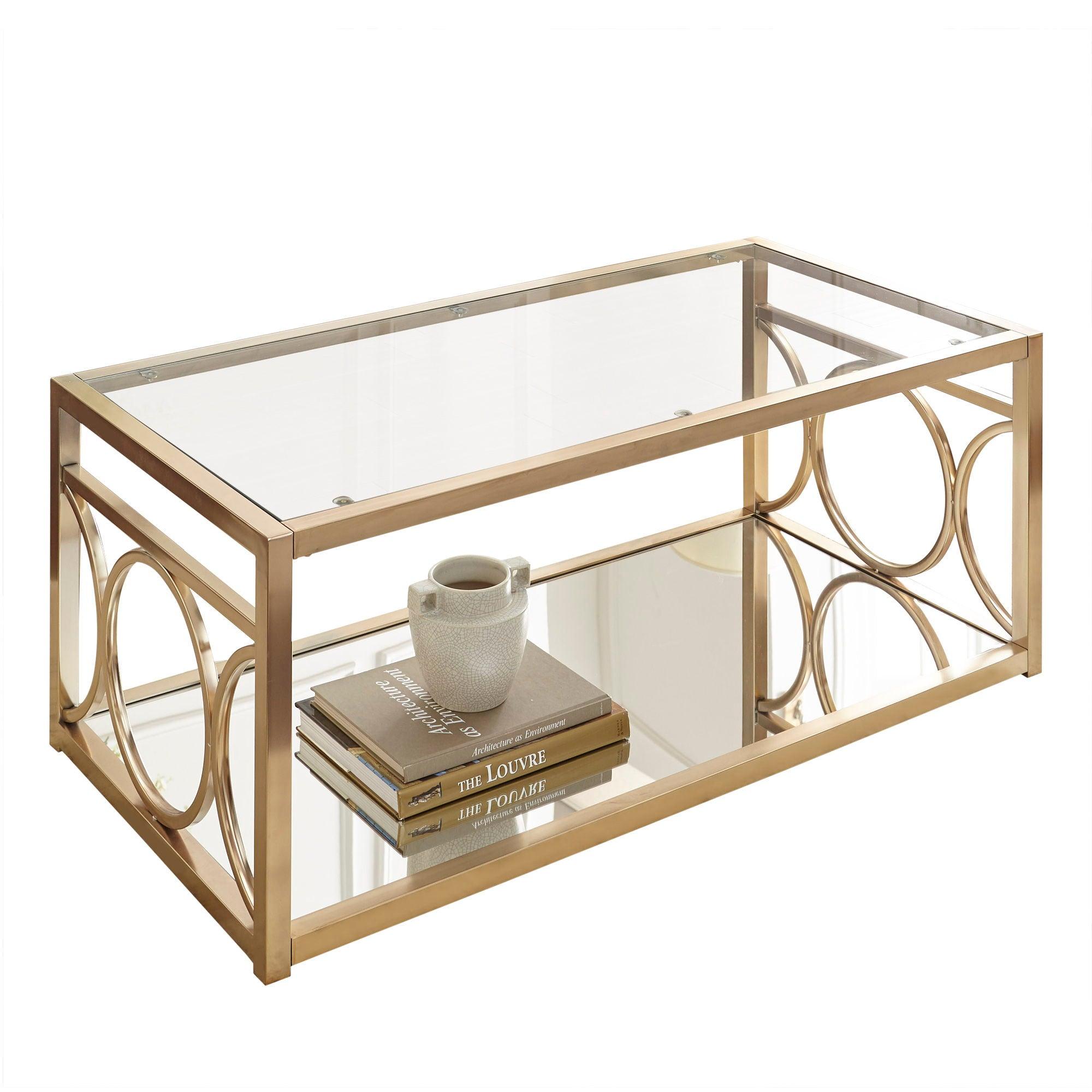 Steve Silver Furniture - Olympia - Coffee Table - Gold - 5th Avenue Furniture