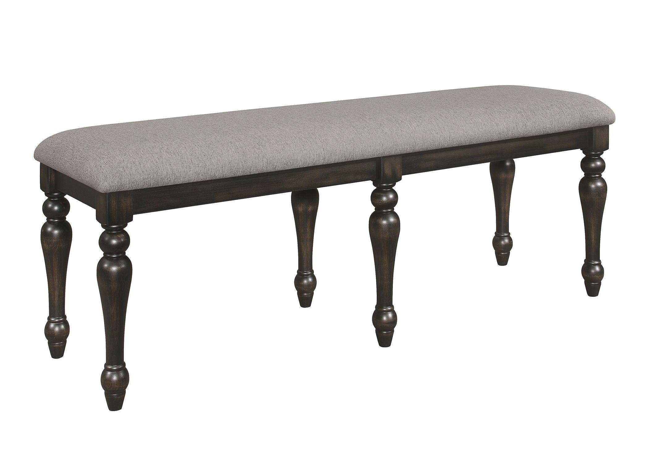 Crown Mark - Hilara - Bench - Pearl Silver - 5th Avenue Furniture