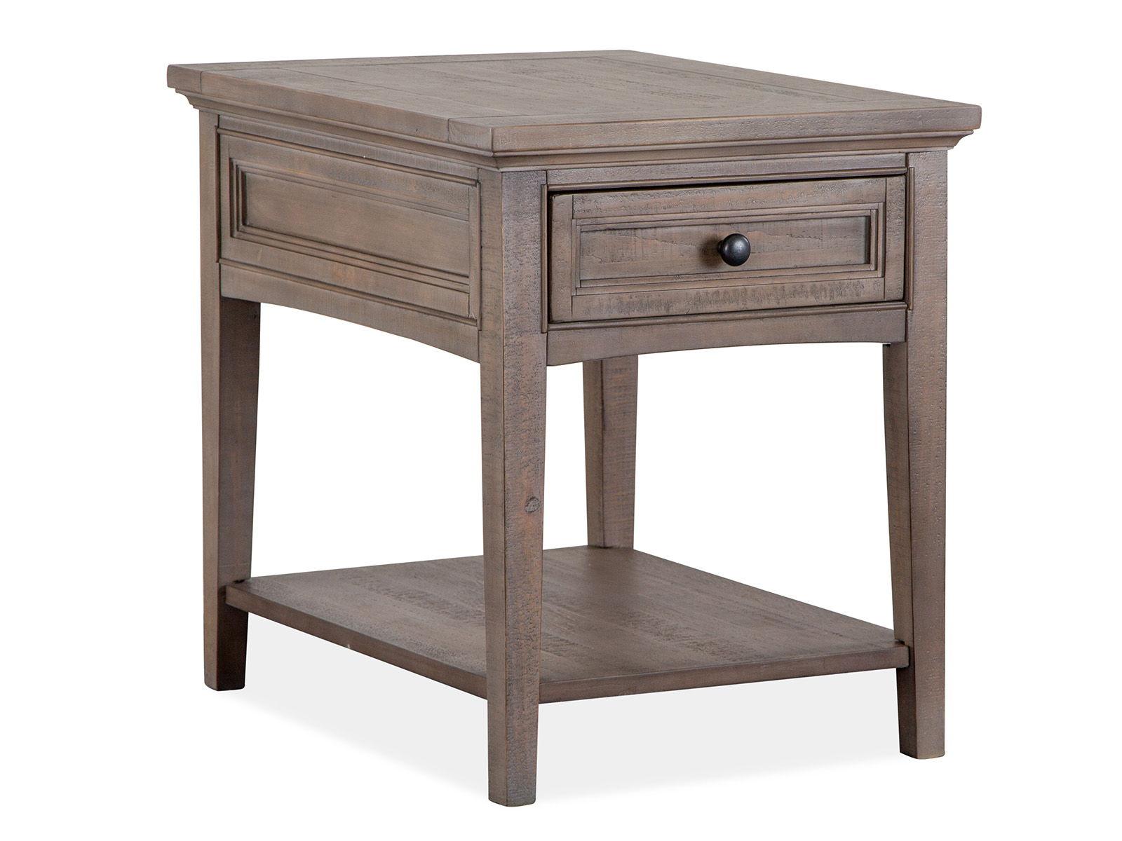 Magnussen Furniture - Paxton Place - Rectangular End Table - Dovetail Grey - 5th Avenue Furniture