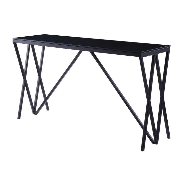 ACME - Magenta - Accent Table - Black & Glass - 5th Avenue Furniture