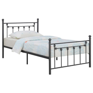 CoasterEveryday - Canon - Metal Slatted Headboard Platform Bed - 5th Avenue Furniture