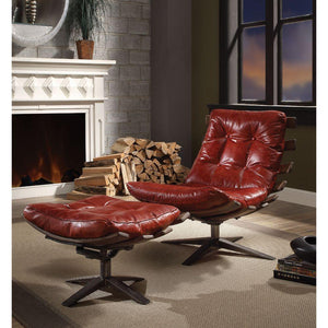 ACME - Gandy - 2Pc Pk Chair & Ottoman - 5th Avenue Furniture