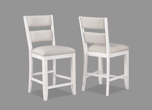 Crown Mark - Wendy - Counter Height Chair (Set of 2) - Gray - 5th Avenue Furniture
