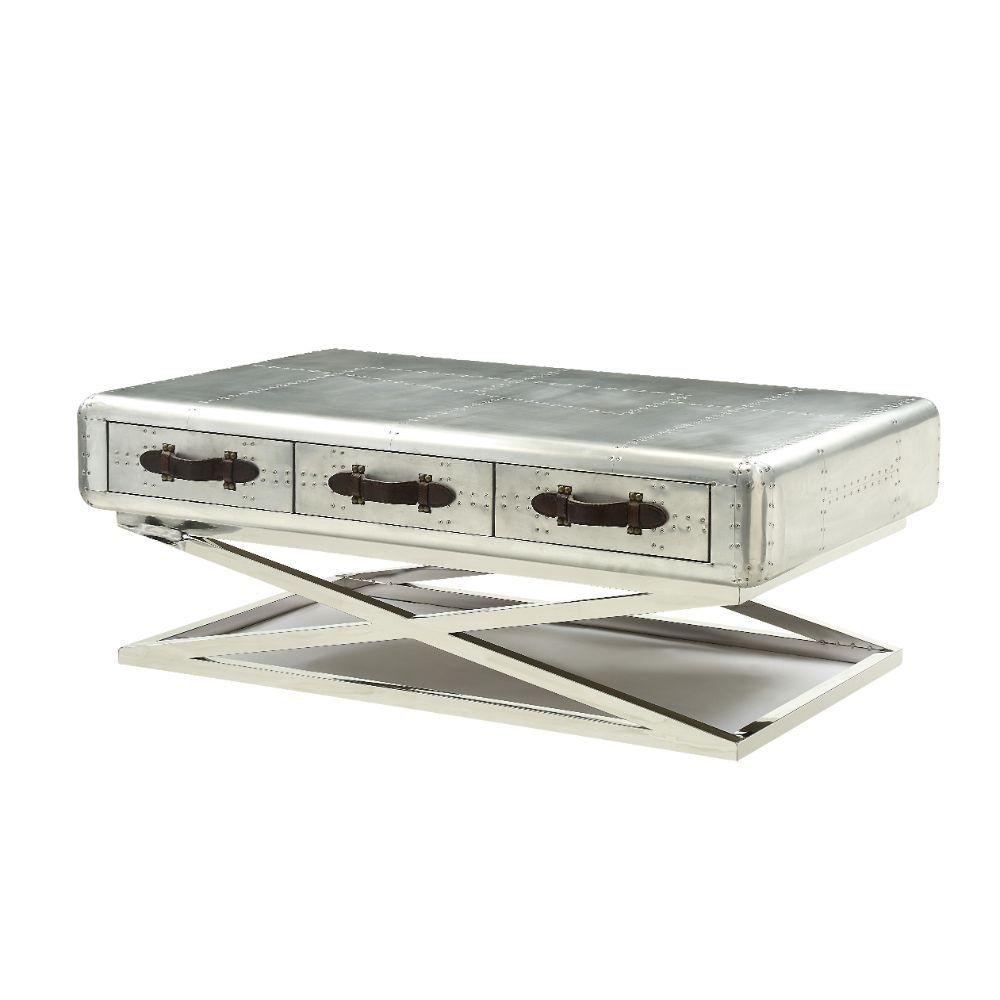 ACME - Brancaster - Coffee Table - Aluminum - 5th Avenue Furniture