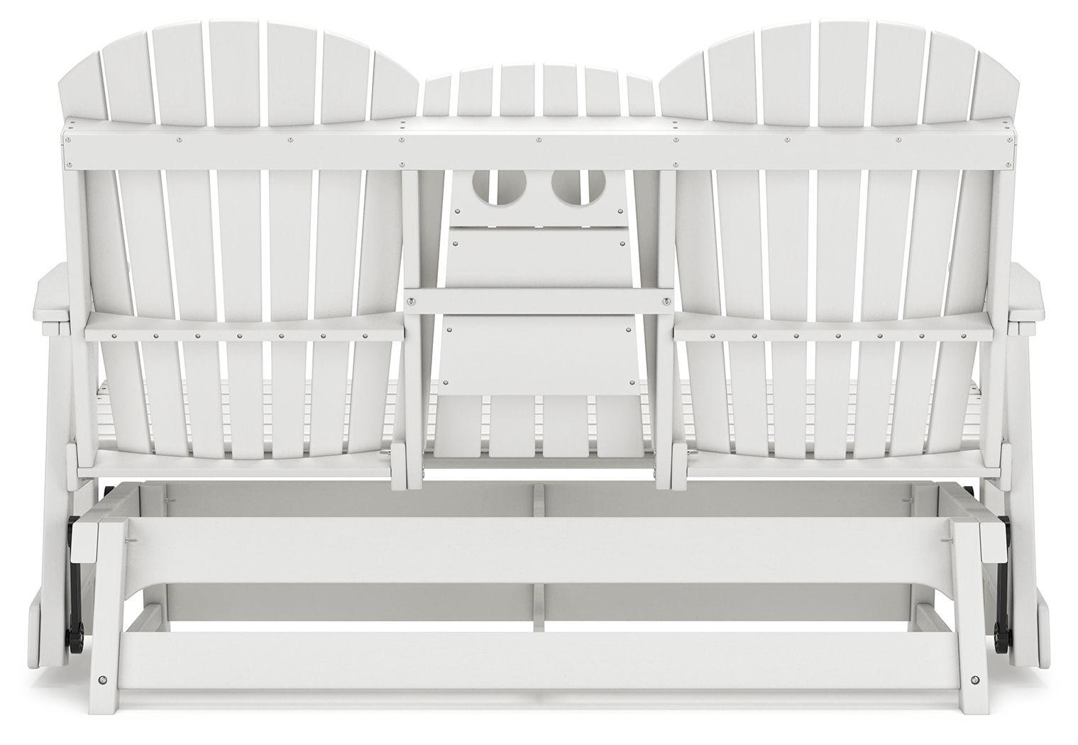 Signature Design by Ashley® - Hyland Wave - Glider Loveseat - 5th Avenue Furniture