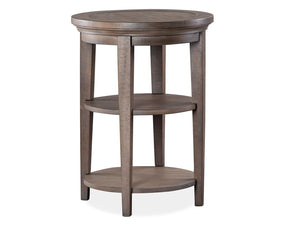 Magnussen Furniture - Paxton Place - Round Accent End Table - Dovetail Grey - 5th Avenue Furniture