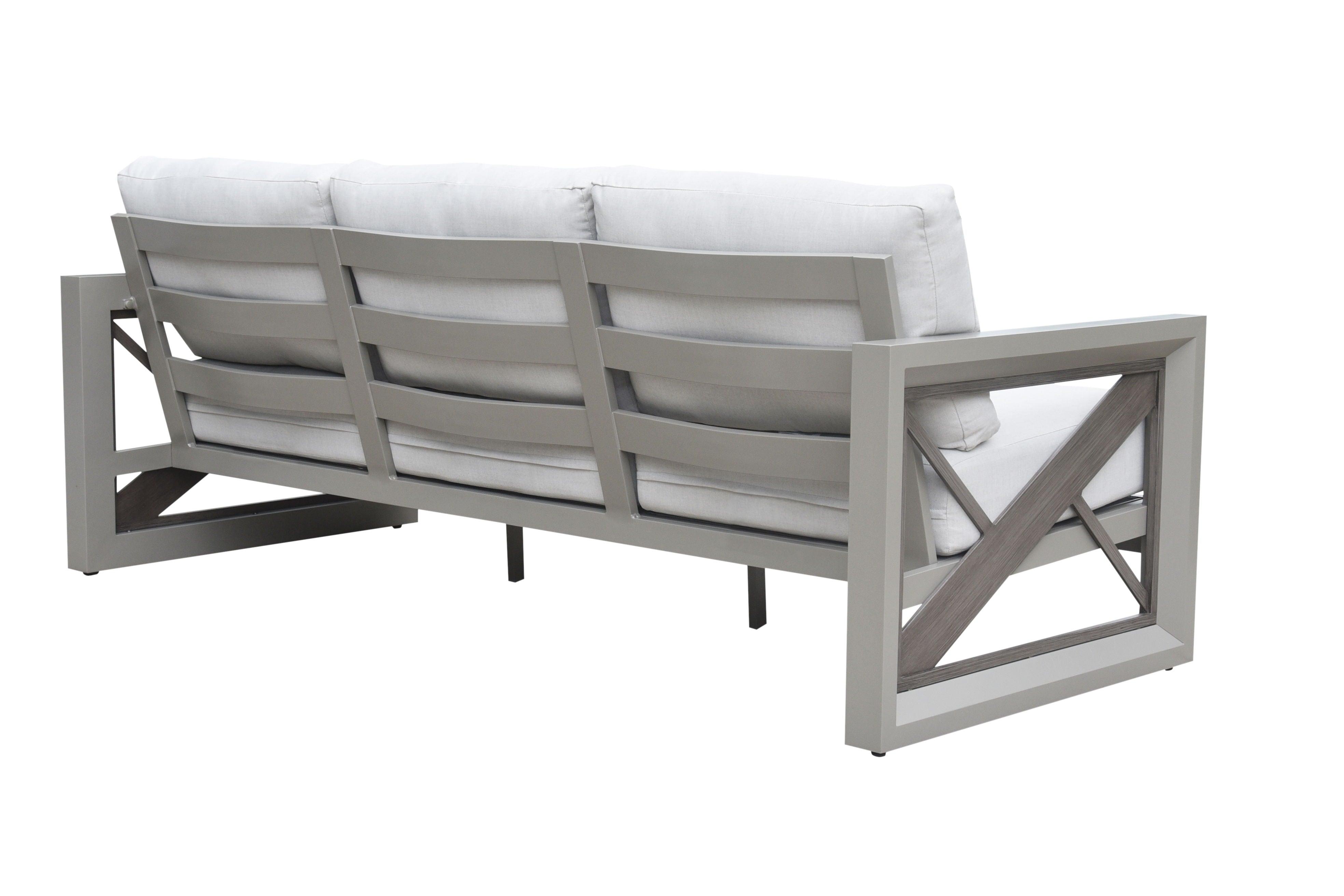 Steve Silver Furniture - Dalilah - Patio Sofa - Gray - 5th Avenue Furniture