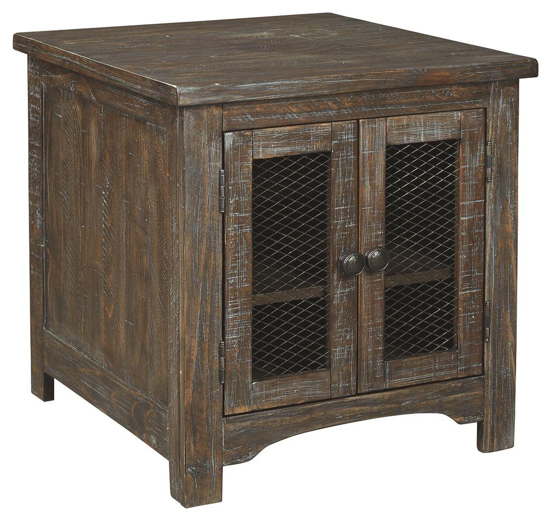 Ashley Furniture - Danell - Brown - Rectangular End Table - 5th Avenue Furniture