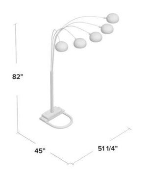 Crown Mark - Modern & Contemporary - Floor Lamp - 5th Avenue Furniture