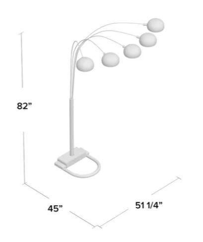 Crown Mark - Modern & Contemporary - Floor Lamp - 5th Avenue Furniture