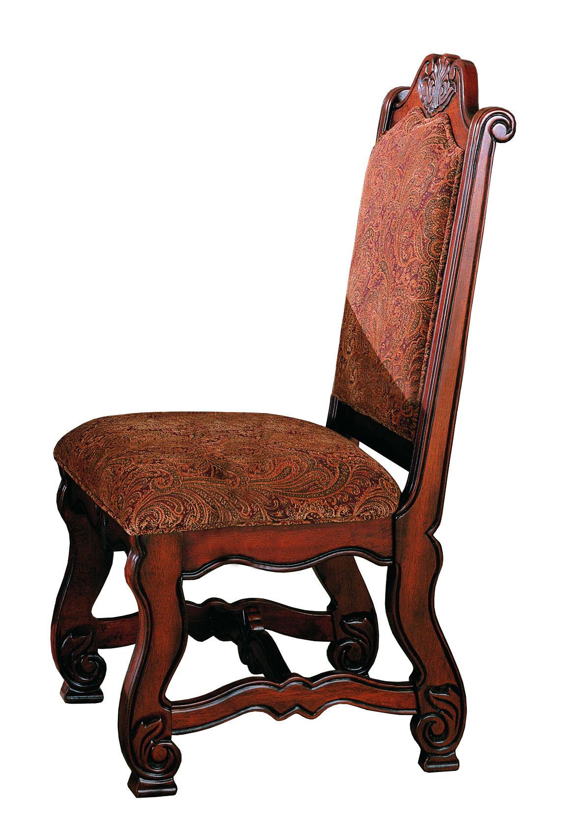 Crown Mark - Neo Renaissance - Side Chair (Set of 2) - Red Dark - 5th Avenue Furniture