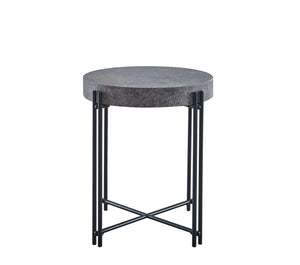 Steve Silver Furniture - Morgan - Round End Table - Black - 5th Avenue Furniture