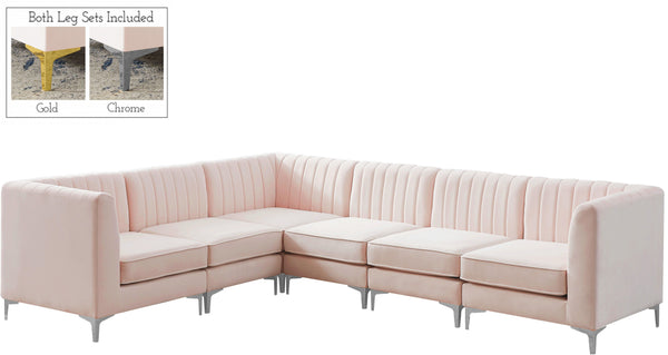 Meridian Furniture - Alina - 6 Pc. Sectional - 5th Avenue Furniture