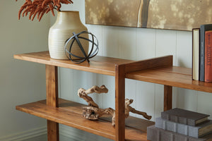 Signature Design by Ashley® - Fayemour - Brown - Console Sofa Table - 5th Avenue Furniture