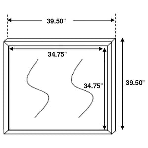 CoasterEveryday - Brantford - Rectangle Dresser Mirror - 5th Avenue Furniture