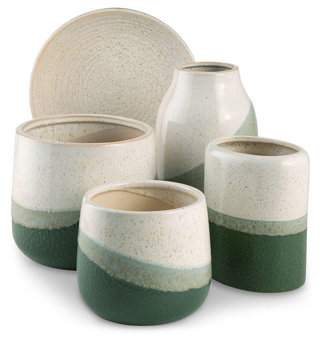 Signature Design by Ashley® - Gentset - Green - Accessory Set (Set of 5) - 5th Avenue Furniture