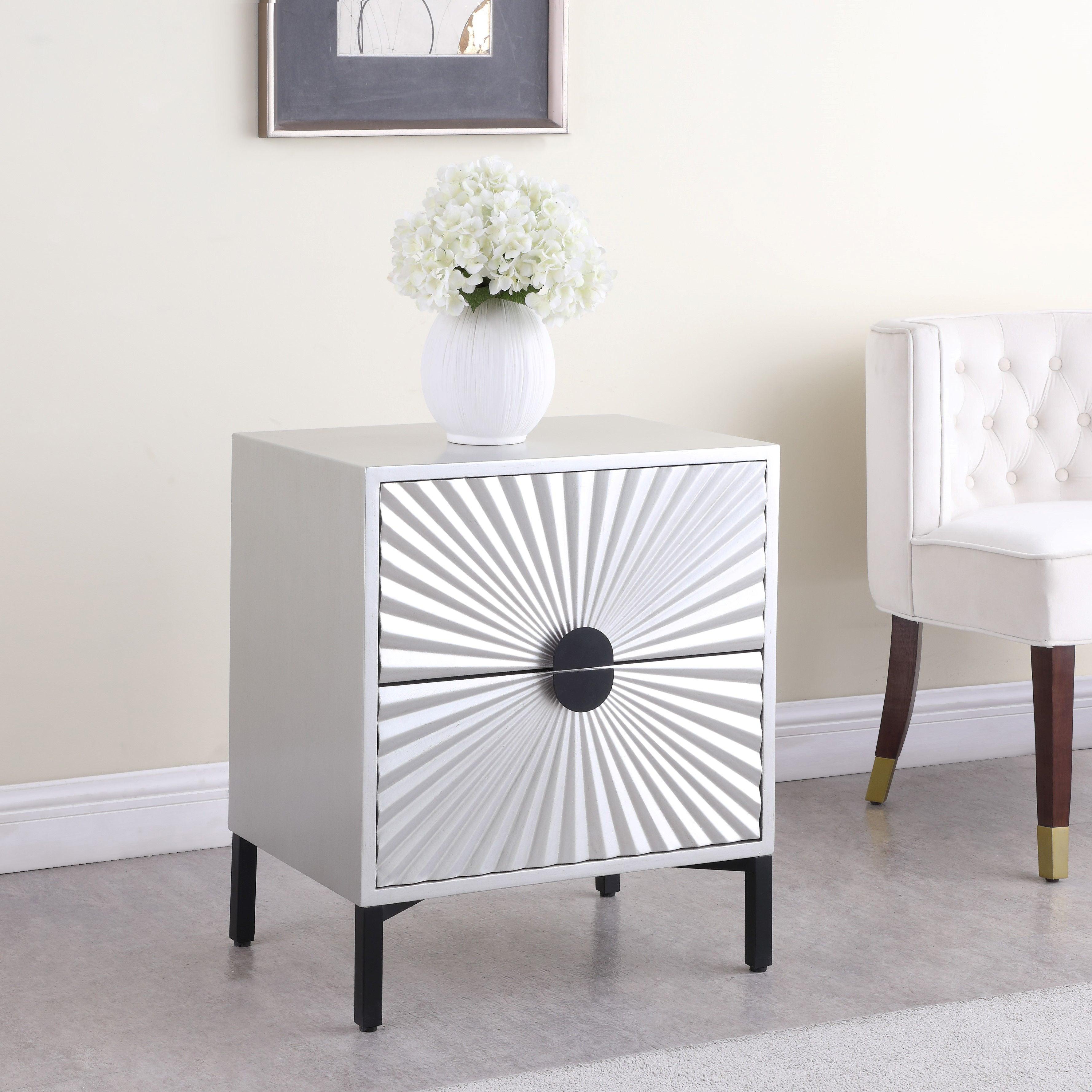 Meridian Furniture - Glitz - Side Table - 5th Avenue Furniture