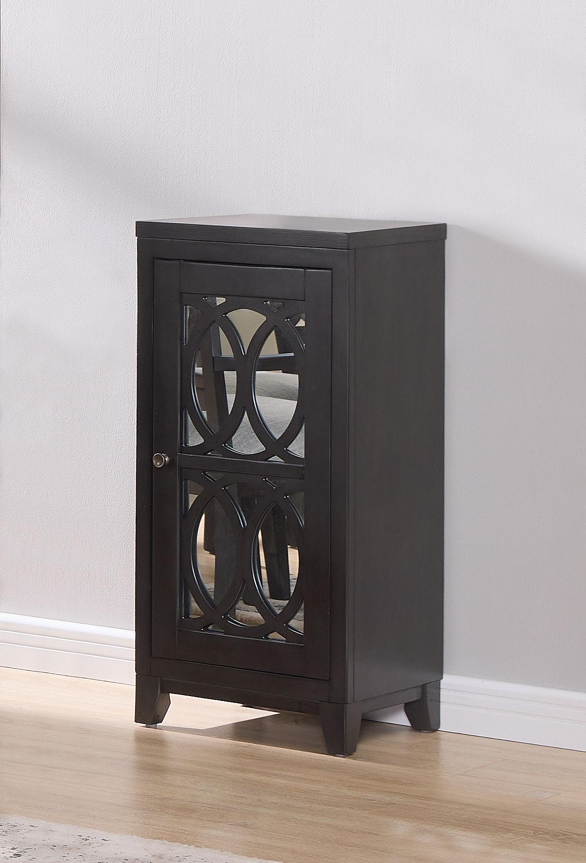 Crown Mark - Buchanan - Accent Cabinet 1 Peace - Dark Brown - 5th Avenue Furniture