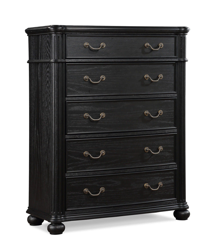 Crown Mark - Kingsbury - Chest - Black - 5th Avenue Furniture