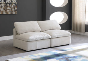 Meridian Furniture - Plush - Modular Armless 2 Seat Sofa - 5th Avenue Furniture