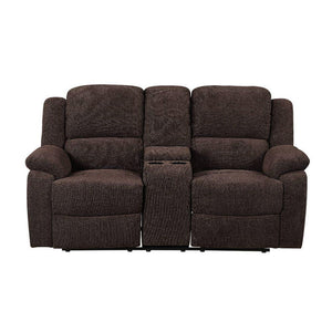 ACME - Madden - Loveseat - Brown Chenille - 5th Avenue Furniture