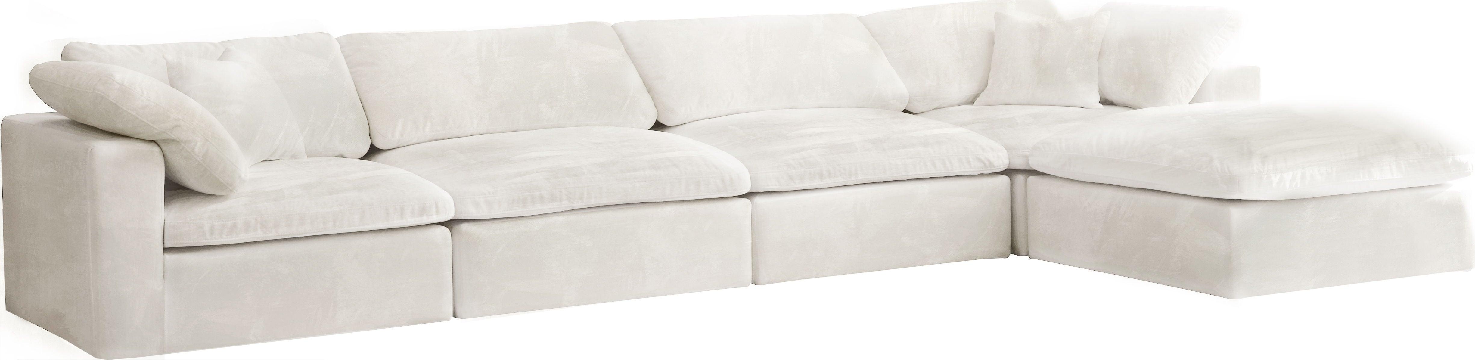 Meridian Furniture - Cozy - Modular Sectional - Beige - Fabric - 5th Avenue Furniture