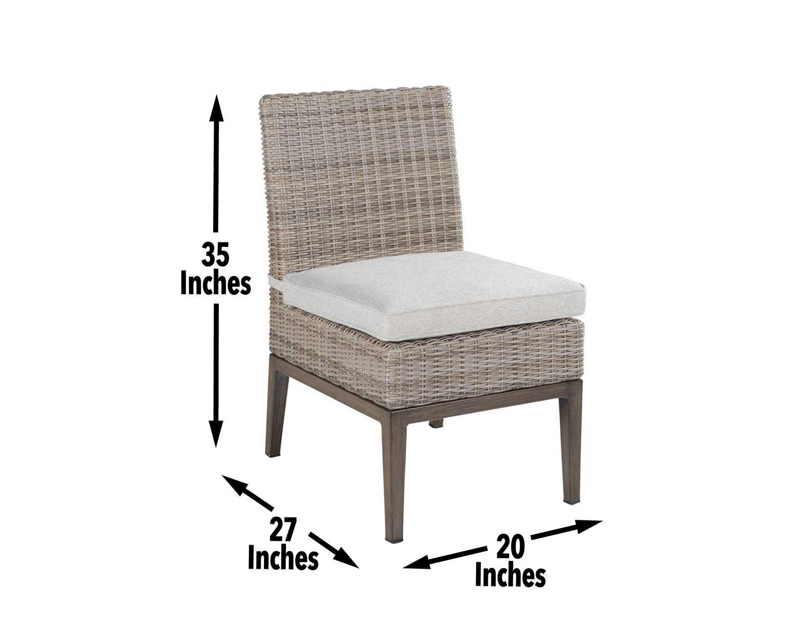 Steve Silver Furniture - Marina - Patio Side Chair (Set of 2) - Brown Light - 5th Avenue Furniture