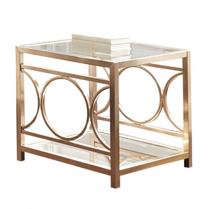 Steve Silver Furniture - Olympia - End Table - Gold - 5th Avenue Furniture