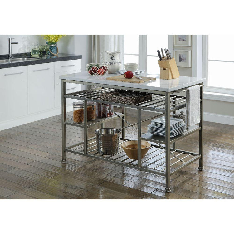 ACME - Lanzo - Kitchen Island (Counter) - 5th Avenue Furniture