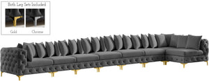 Meridian Furniture - Tremblay - Modular Sectional 8 Piece - Gray - Modern & Contemporary - 5th Avenue Furniture