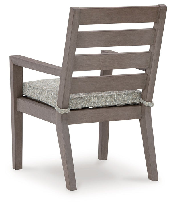 Hillside Barn - Gray / Brown - Arm Chair With Cushion (Set of 2) - 5th Avenue Furniture