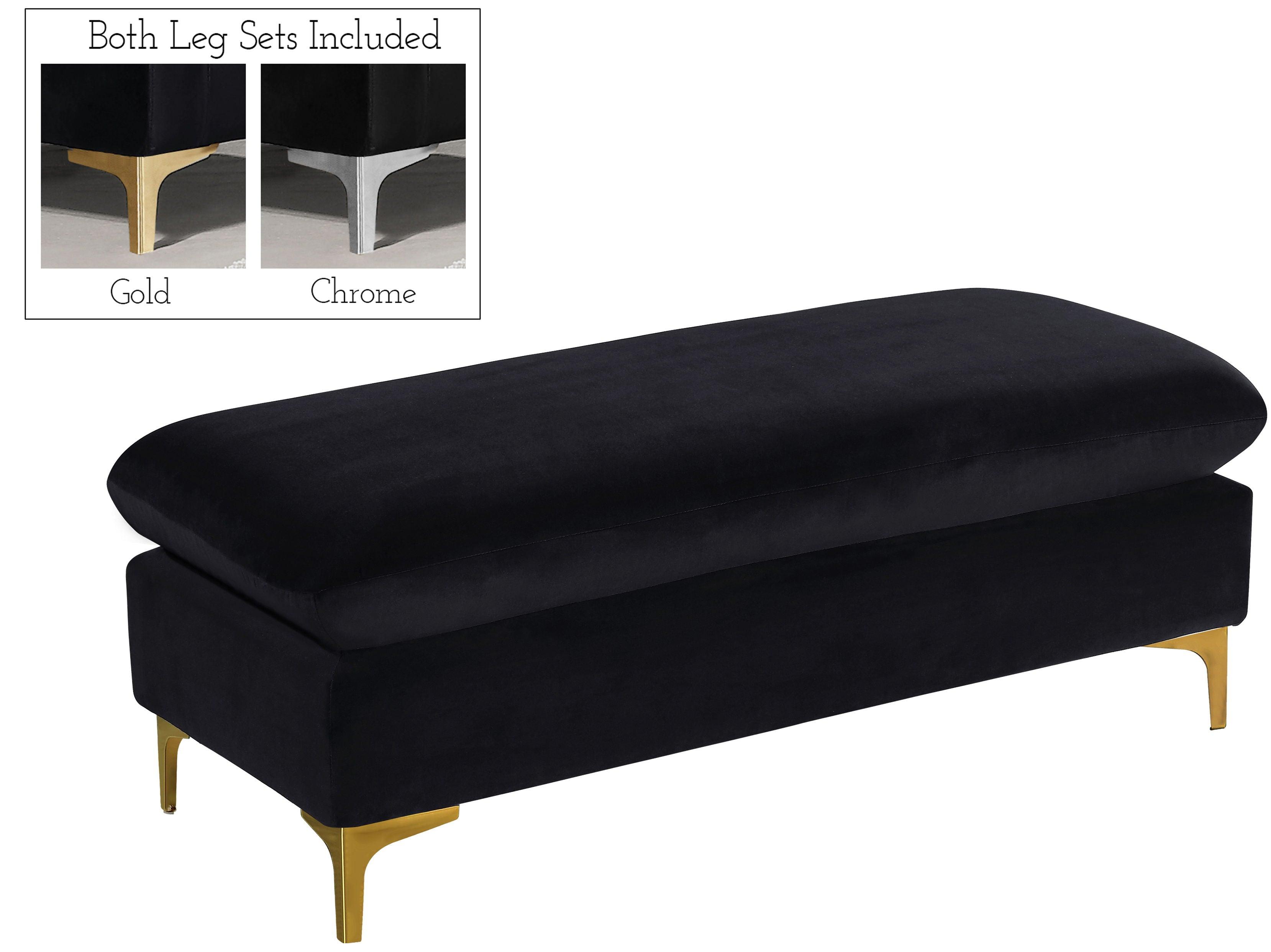 Meridian Furniture - Naomi - Ottoman - 5th Avenue Furniture