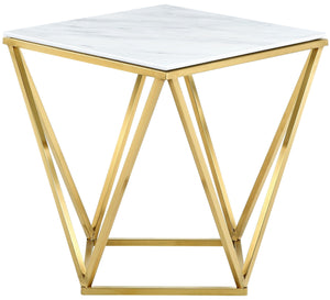 Meridian Furniture - Mason - End Table - Gold - 5th Avenue Furniture