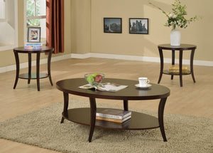 Crown Mark - Rhonda - 3 Piece Cocktail Set - Brown - 5th Avenue Furniture