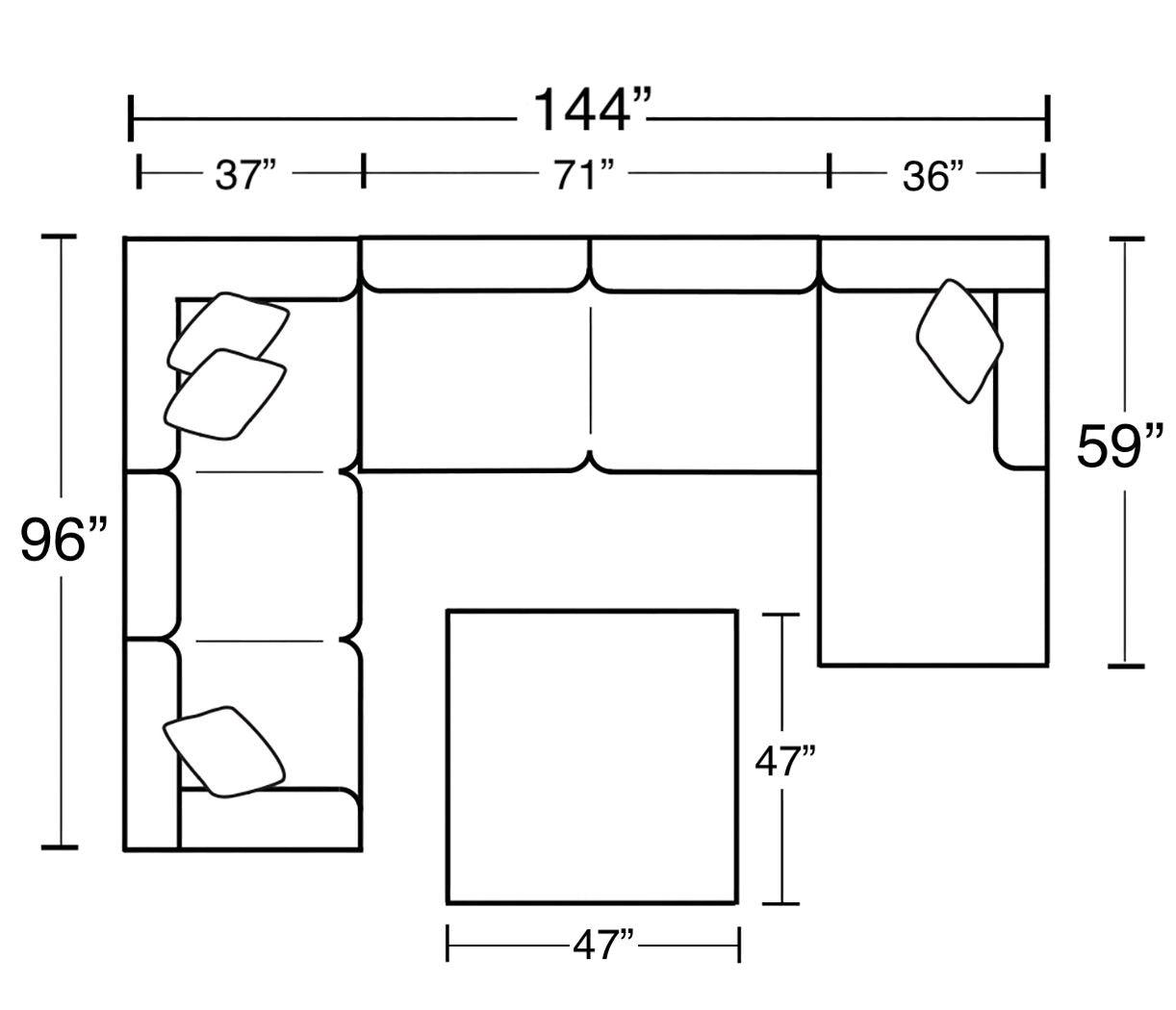 Jackson - Harper - Sectional - 5th Avenue Furniture