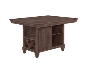Crown Mark - Regent - Counter Height Table - Charcoal Black - 5th Avenue Furniture