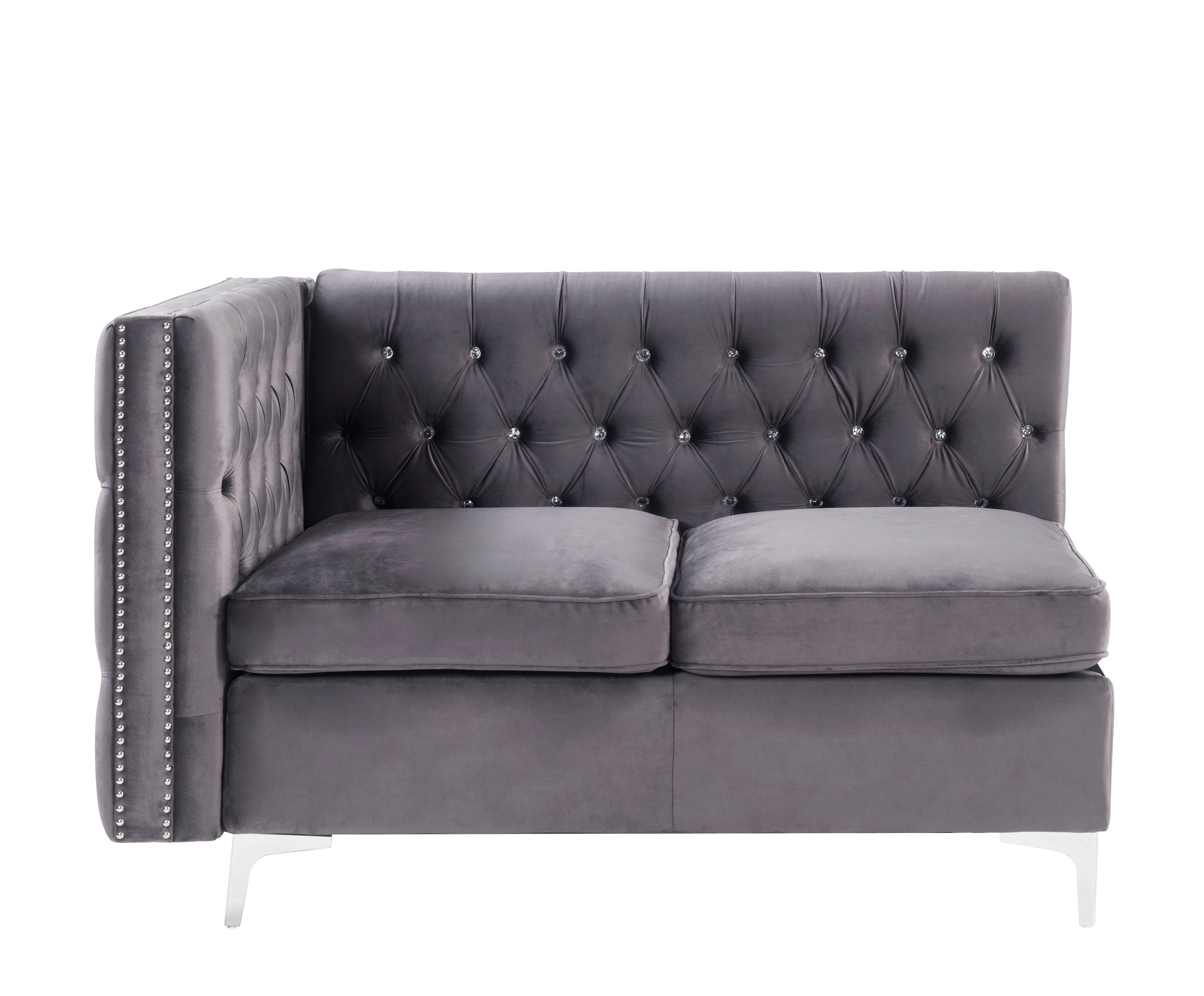 ACME - Jaszira - Modular - Armless Loveseat w/2 Pillows - 5th Avenue Furniture