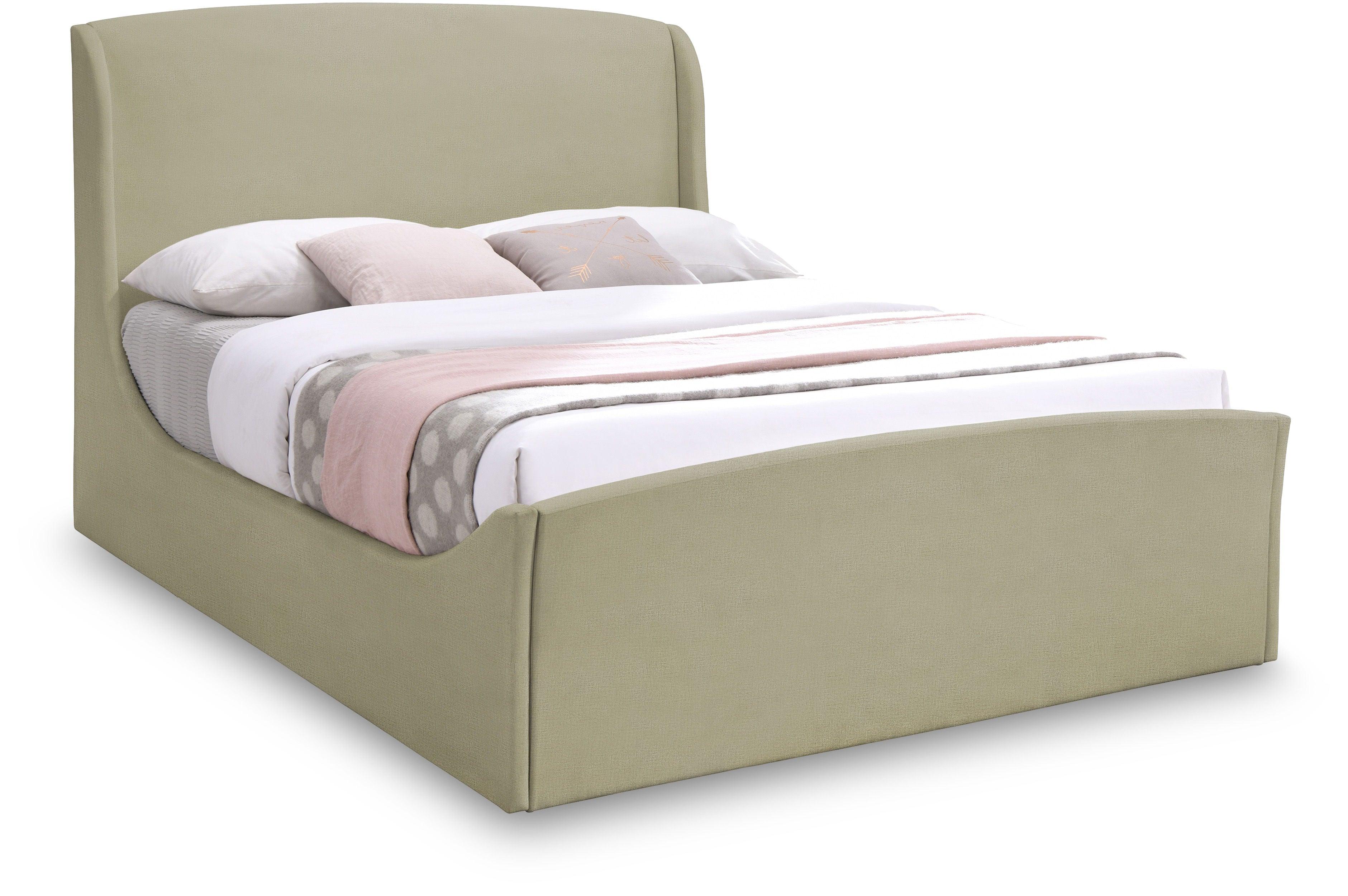 Meridian Furniture - Tess - Queen Bed - Beige - 5th Avenue Furniture