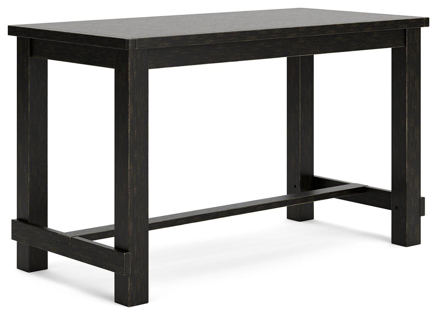 Signature Design by Ashley® - Jeanette - Black - Rectangular Dining Room Counter Table - 5th Avenue Furniture