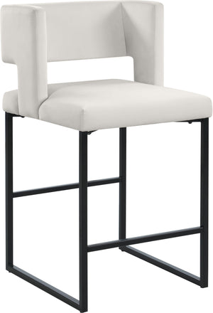 Meridian Furniture - Caleb - Counter Stool (Set of 2) - 5th Avenue Furniture