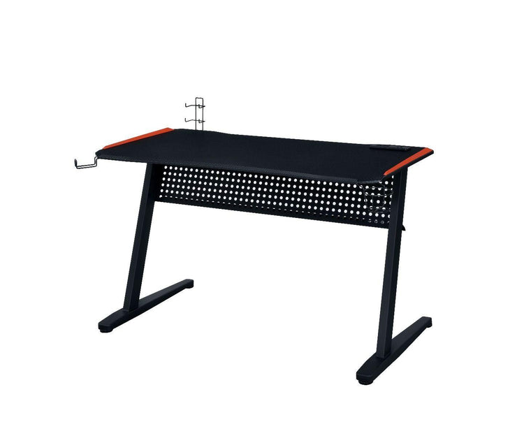 ACME - Dragi - Gaming Table - Black & Red Finish - 5th Avenue Furniture