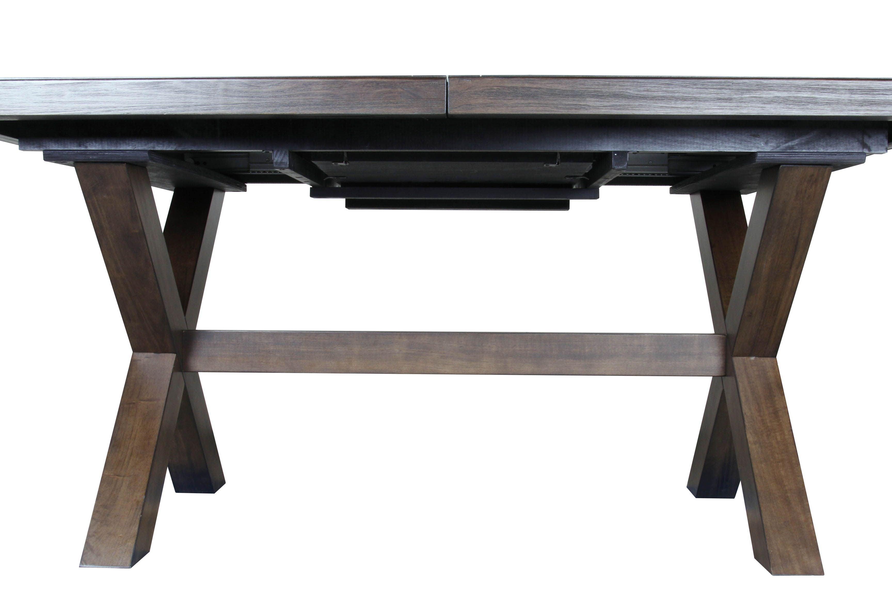 Steve Silver Furniture - Astoria - Trestle Table - Dark Brown - 5th Avenue Furniture