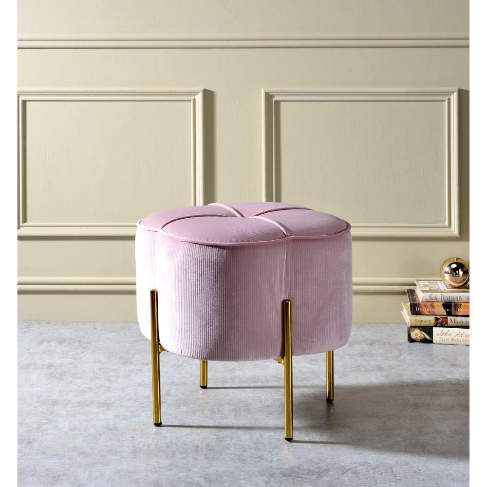 ACME - Bergia - Ottoman - 5th Avenue Furniture
