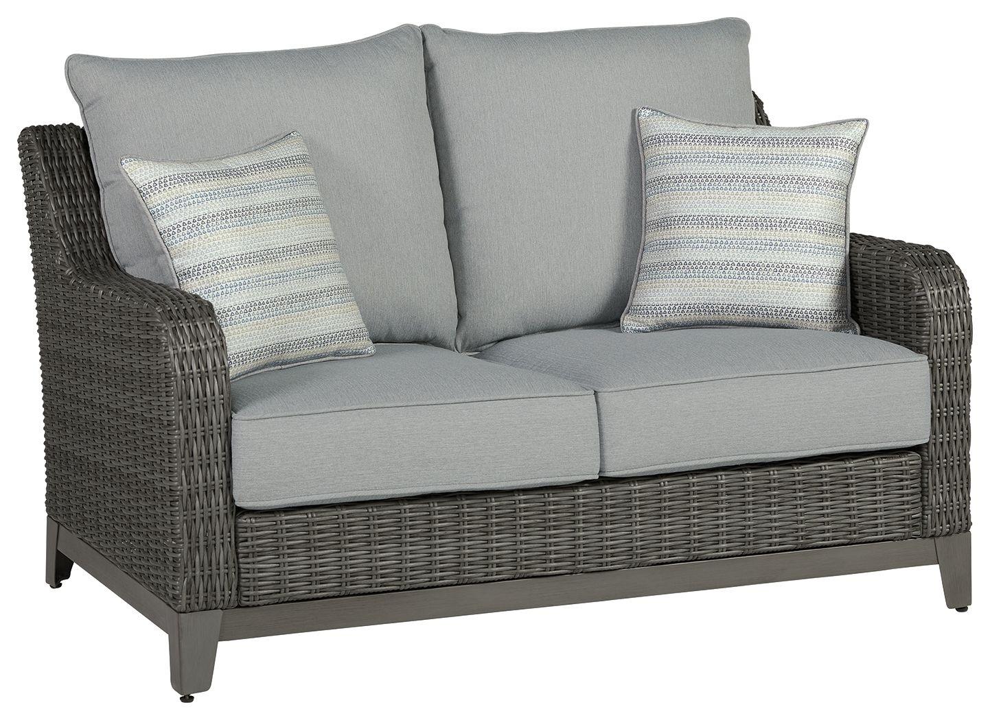 Signature Design by Ashley® - Elite Park - Gray - Loveseat W/Cushion - 5th Avenue Furniture