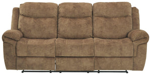 Ashley Furniture - Huddle-up - Nutmeg - Rec Sofa W/Drop Down Table - 5th Avenue Furniture