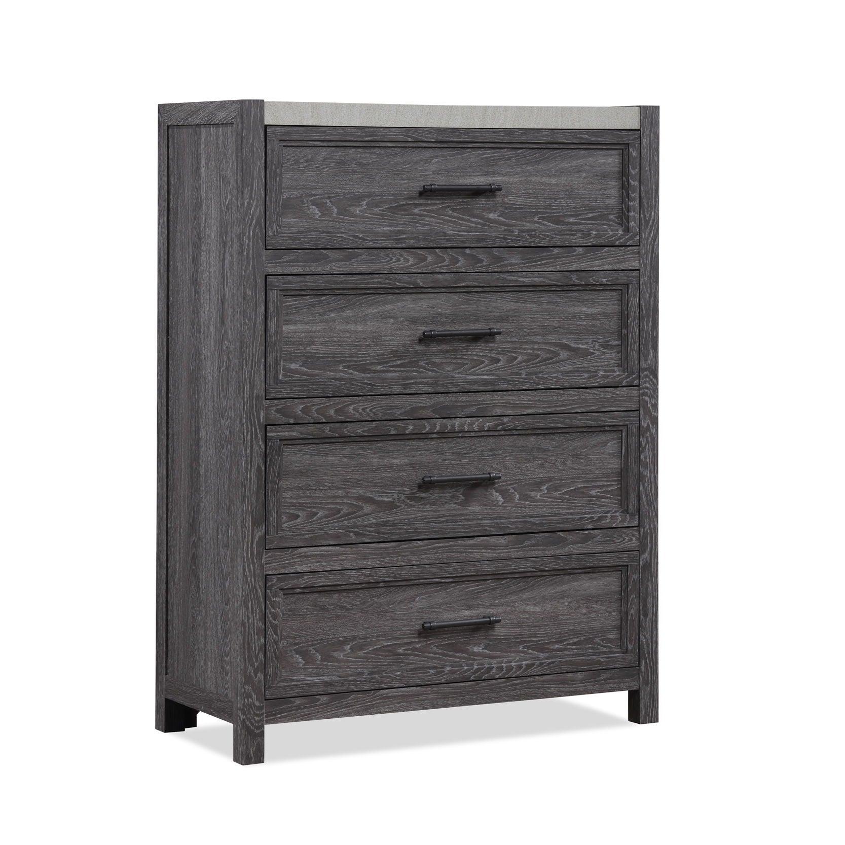 Crown Mark - Madsen - Chest - Gray - 5th Avenue Furniture