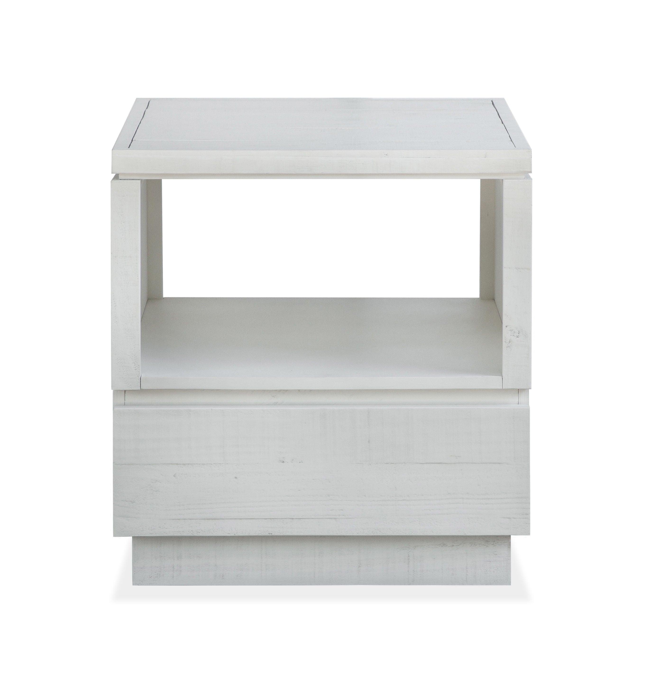 Magnussen Furniture - Claudette - Rectangular End Table - Alabaster - 5th Avenue Furniture