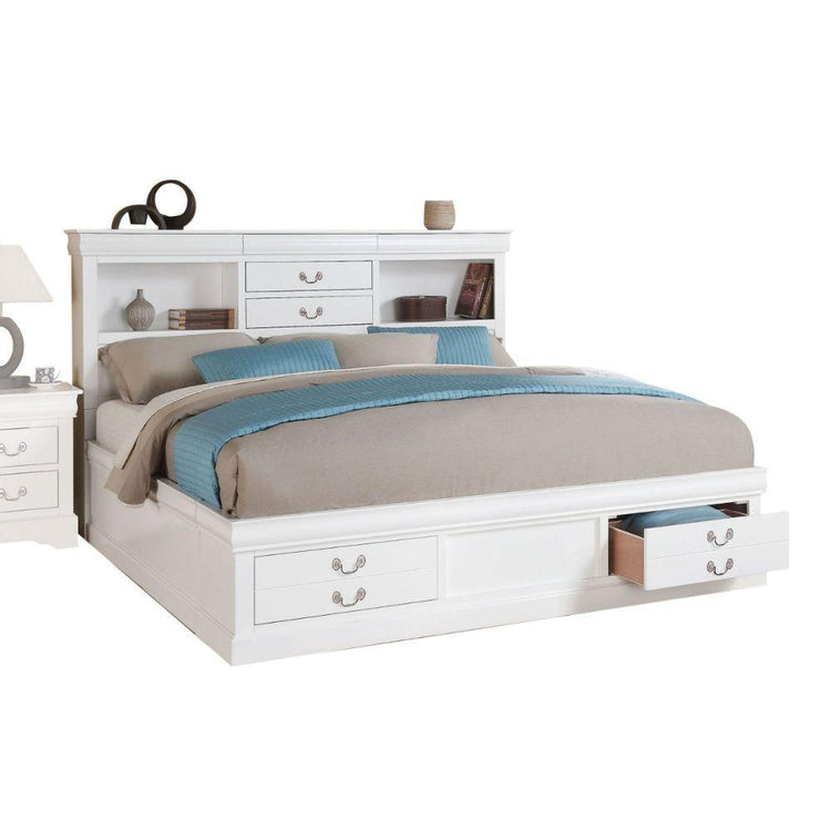 ACME - Louis Philippe III - Bed w/Storage - 5th Avenue Furniture