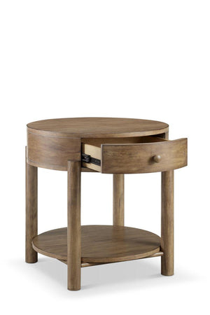 Magnussen Furniture - Hadleigh - Round End Table - Honey - 5th Avenue Furniture