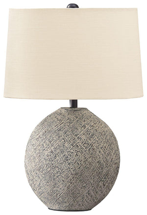 Ashley Furniture - Harif - Beige - Paper Table Lamp - 5th Avenue Furniture